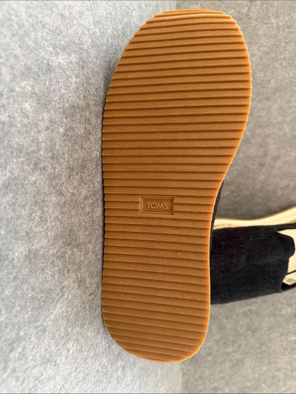 Toms - Womens Jocelyn slip ons espadrilles black size 9 NWOB textile and leather - Picture 8 of 10